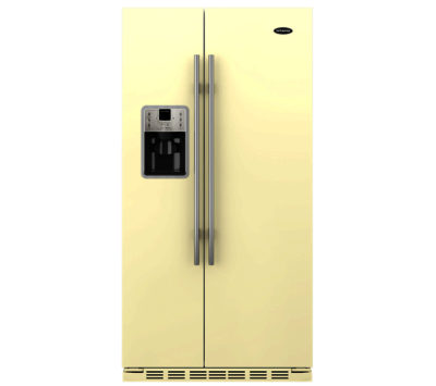 BRITANNIA  Montana American-Style Fridge Freezer - Cream